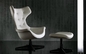 Υψηλή πίσω έδρα γραφείων του Κύκνου, PU επικαλυμμένη δέρμα Arne Jacobsen Κύκνος έδρα προμηθευτής
