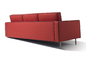 Σύγχρονος κλασικός καναπές Cappellini ελεύθερου χρόνου με τα έπιπλα δωματίων δειγμάτων ποδιών μετάλλων προμηθευτής