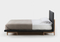 Το ύφασμα επικάλυψε το σύγχρονο κρεβάτι πλαισίων, διπλό κρεβάτι μεγέθους χρήσης κρεβατοκάμαρων δρύινου ξύλου προμηθευτής