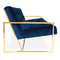Ευρωπαϊκό τμηματικό καθιστικό καναπέδων διαμερισμάτων Goldfinger ύφους με το ύφασμα βελούδου προμηθευτής