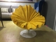 Εύκολο Κέννεθ Cobonpue Bloom Chair/όμορφη κίτρινη πολυθρόνα μουστάρδας προμηθευτής