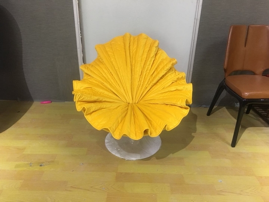 Κίνα Εύκολο Κέννεθ Cobonpue Bloom Chair/όμορφη κίτρινη πολυθρόνα μουστάρδας προμηθευτής