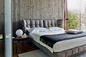 Χαμηλό κρεβάτι της Patricia Urquiola επιτραπέζιων φλοιών απλό με SGS αφρού υψηλής πυκνότητας προμηθευτής