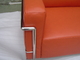 Καναπές του Le Corbusier Lc2 μαξιλαριών δέρματος γραφείων, τμηματικό SGS καναπέδων  Lc2 προμηθευτής